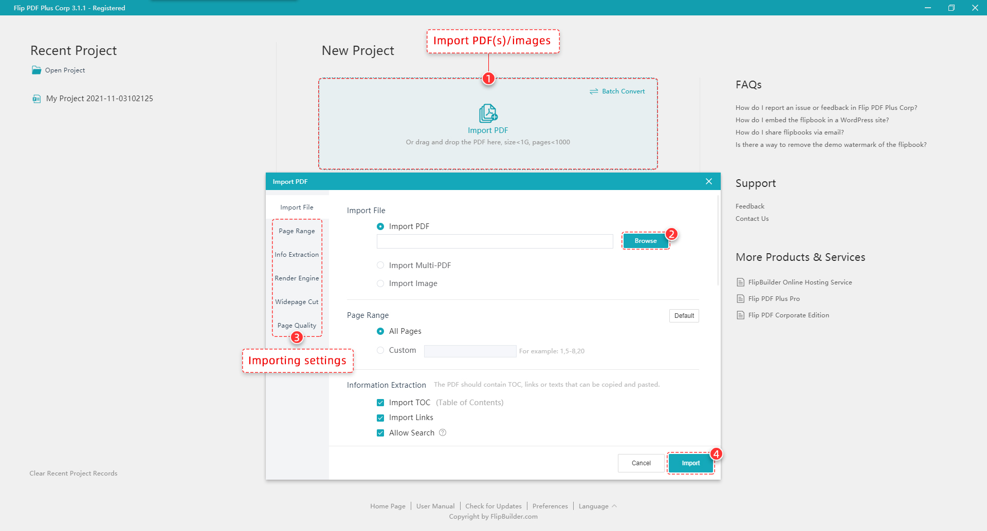 Step1: Import PDF from your computer