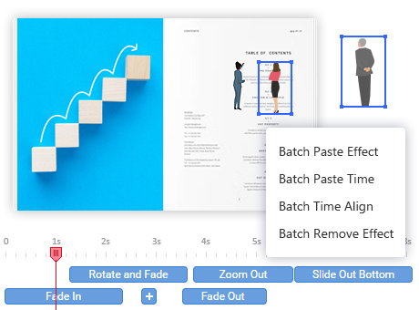 Batch Management on Effects Timing